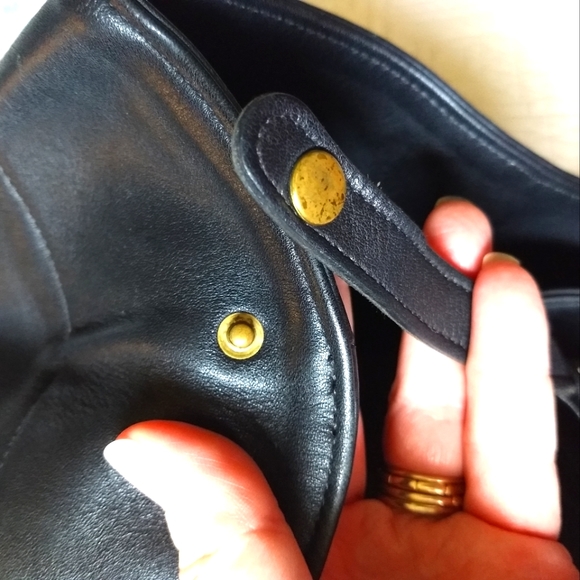 Vintage Legacy Black Coach Leather One Shoulder Backpack Made in USA D7C-4150 - Picture 9 of 9